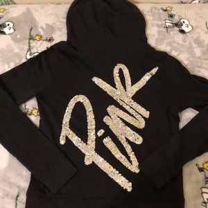 Victoria’s Secret PINK Sequin zip hoodie